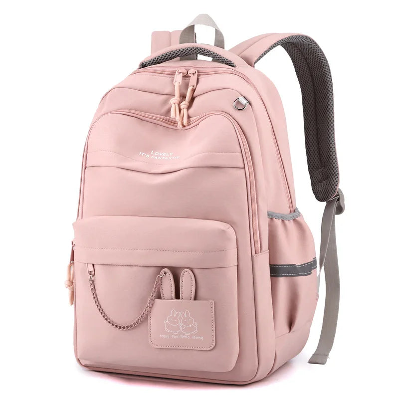kids school bag cute pink school backpack for girls children kawaii bookbag primary middle students gift large capacity backpack