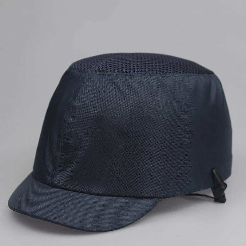 Custom Logo Work Safety Bump Cap Hard Inner Shell Protective Helmet Baseball Hats Outdoor Men Adjustable Safety Protection Hat