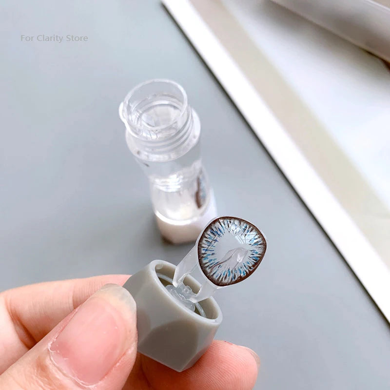 8 Pairs RGP Contact Lens Case Fruit Cartoon Cosmetic Lens Container Portable Travel Set Spectacle Case Storage Lens