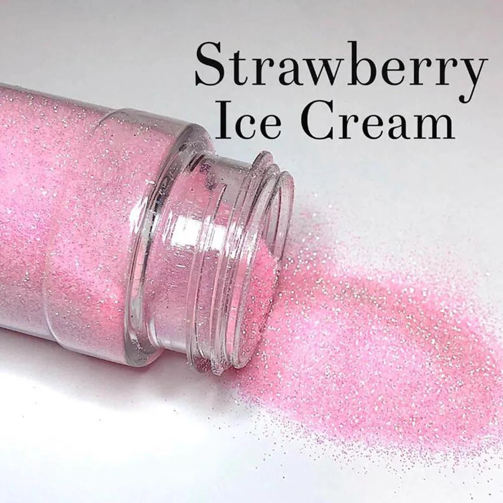 1Oz Pink Nail Art Shiny Sugar Powder Sand Glitter for DIY Manicure Sparkly Fine Epoxy Pigment Dust Nails Professional Supplies#