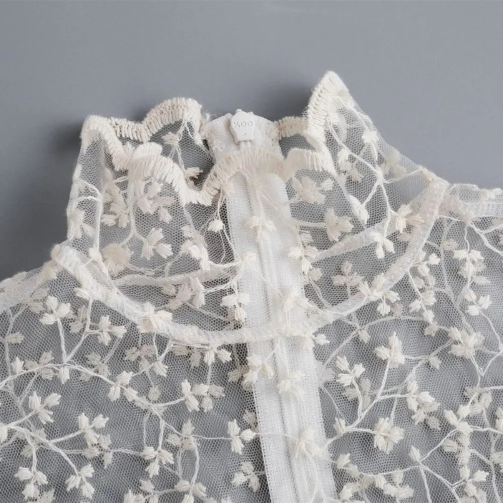 Cute Petal Fake Collar Black Lace False Collar Detachable Lapel Clothes Accessories Women