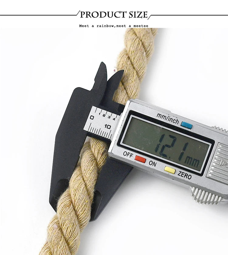5/10M 12mm 3 Shares Twisted Cotton Rope Woven Braid Cord Meetee Bag Drawstring Strap Decorative Macrame Ropes Sewing Accessory