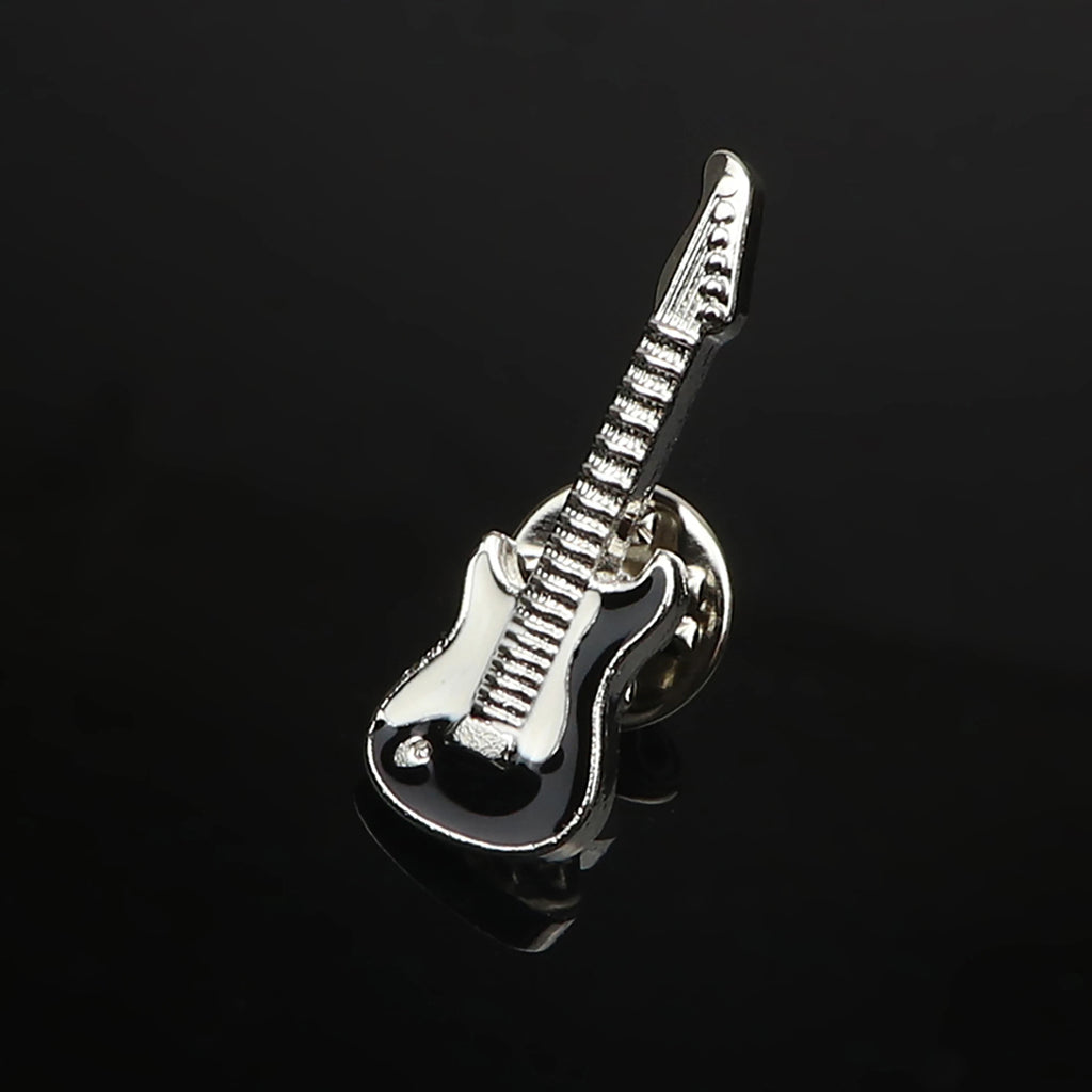 Punk Musik Emaille Pins Gitarre Klavier Noten Schlagzeug Kaktus Scheren Broschen Mode Individueller Musikschmuck Geschenk Alltag Pin