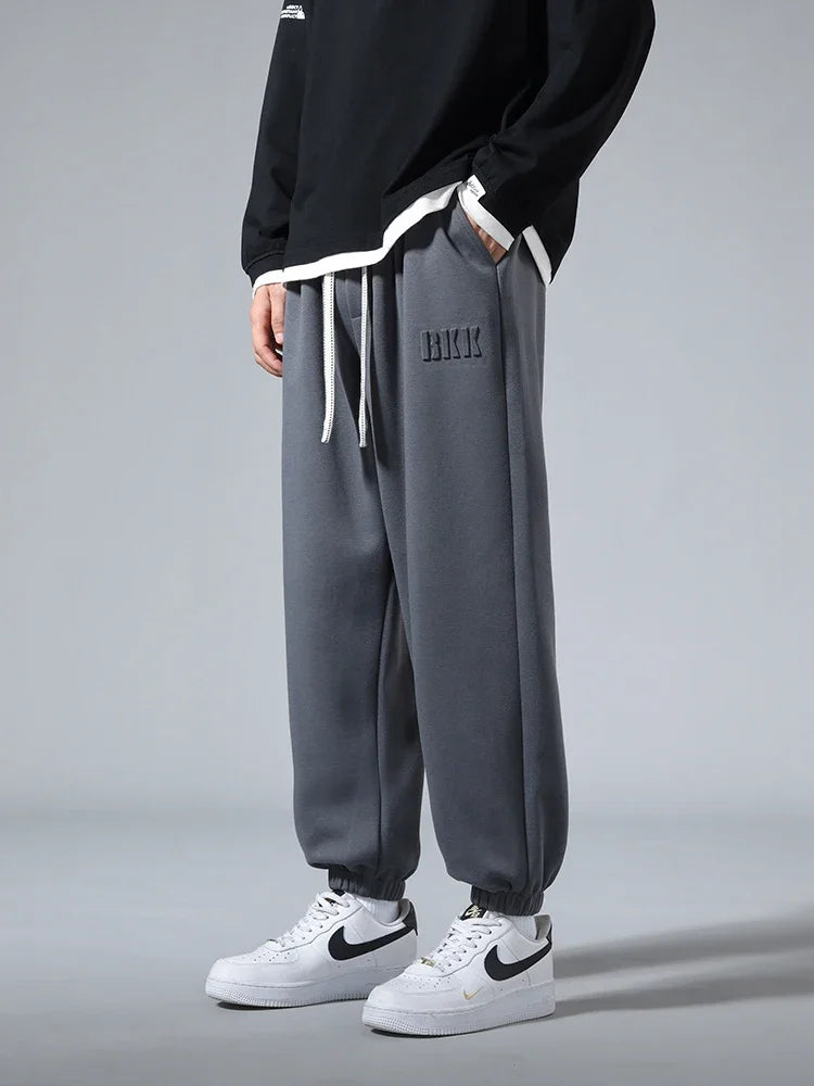 2025 Men's Jogger Cotton Sweatpants Big Size 8XL 7XL 6XL Sports Baggy Pants Sting Banding  Hip Hop Loose Harem Trousers