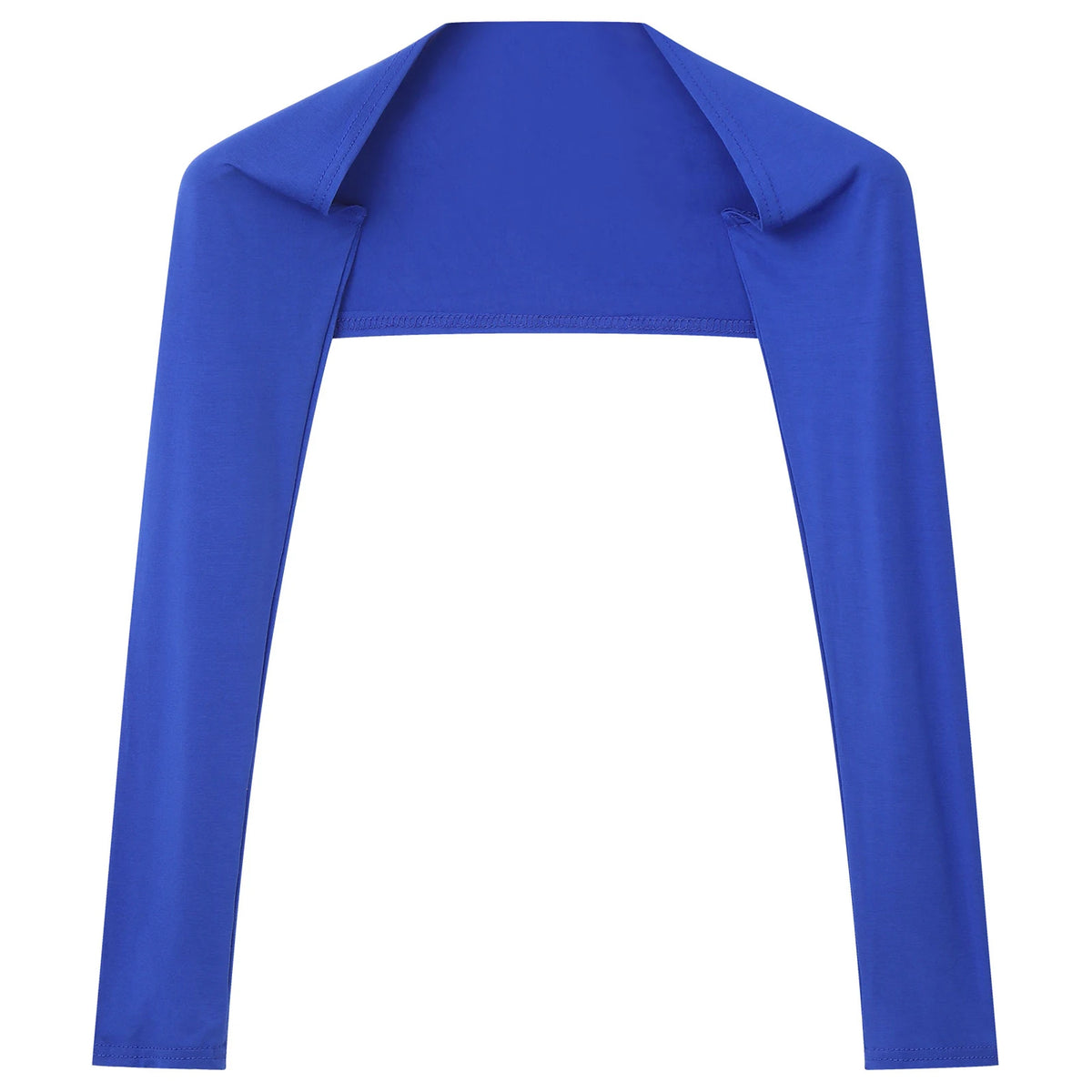 Men Open Front Half Crop Top Solid Long Sleeve Cardigan Bolero Shrug Tops Muscle Arm Sleeves Workout Sports Gym Tops Clubwear