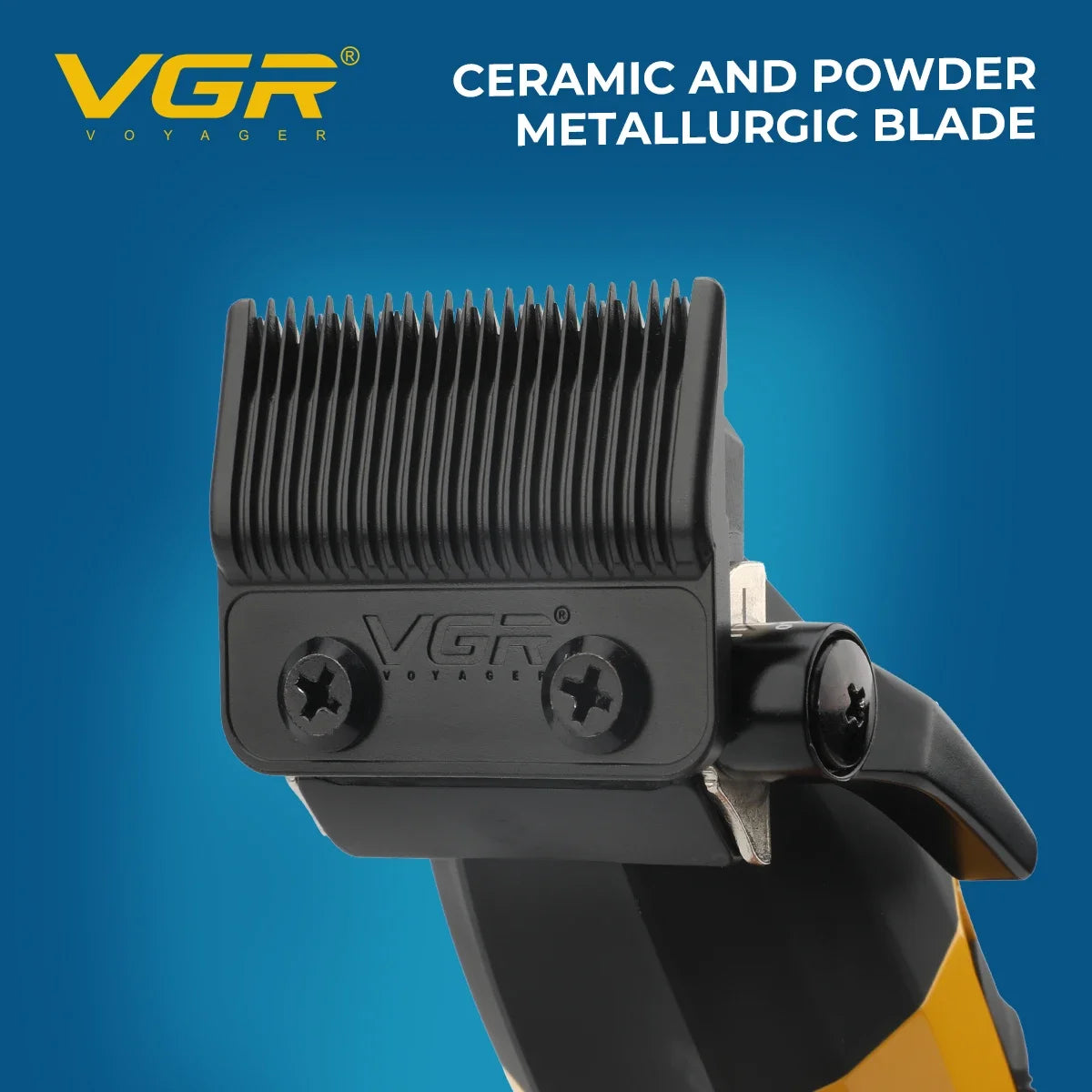 VGR Electric Hair Trimmers Professional 9000RPM Hair Clippers Rechargeable Haircut Machine Adjustable Barber Tool for Men V-285