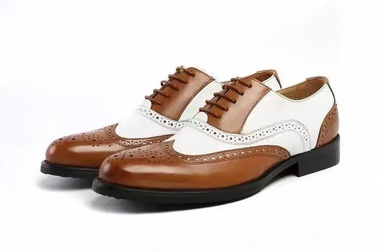 Oxfords Men's Leather Shoes Formal Shoes for Men Brogues Oxfords Male Wedding Party Office Business Shoe Man Zapatos De Hombre