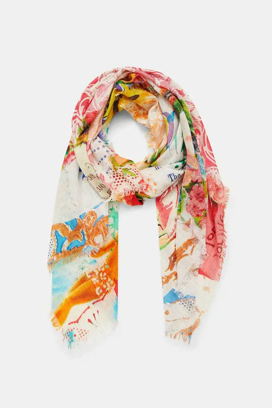 Foreign trade original single Spanish new trend colorful leisure gift shawl scarf scarf