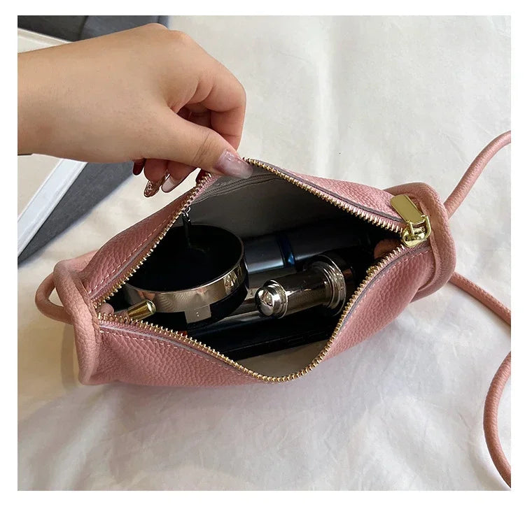 100%Real Cowhide Genuine Leather Fashion Women Crossbody Bag For Ladies New High Capacity Shoulder Bag Handbag Female Purse 2025