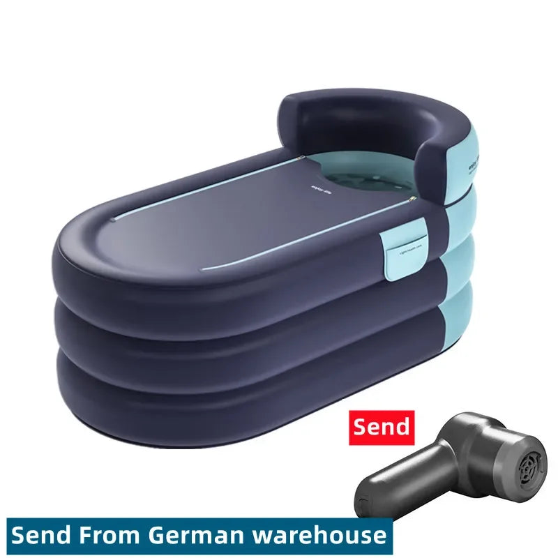 Large Capacity Hotel Space Capsule Inflatable Bathtubs Steam Sauna Folding Bathing Bucket Portable Home