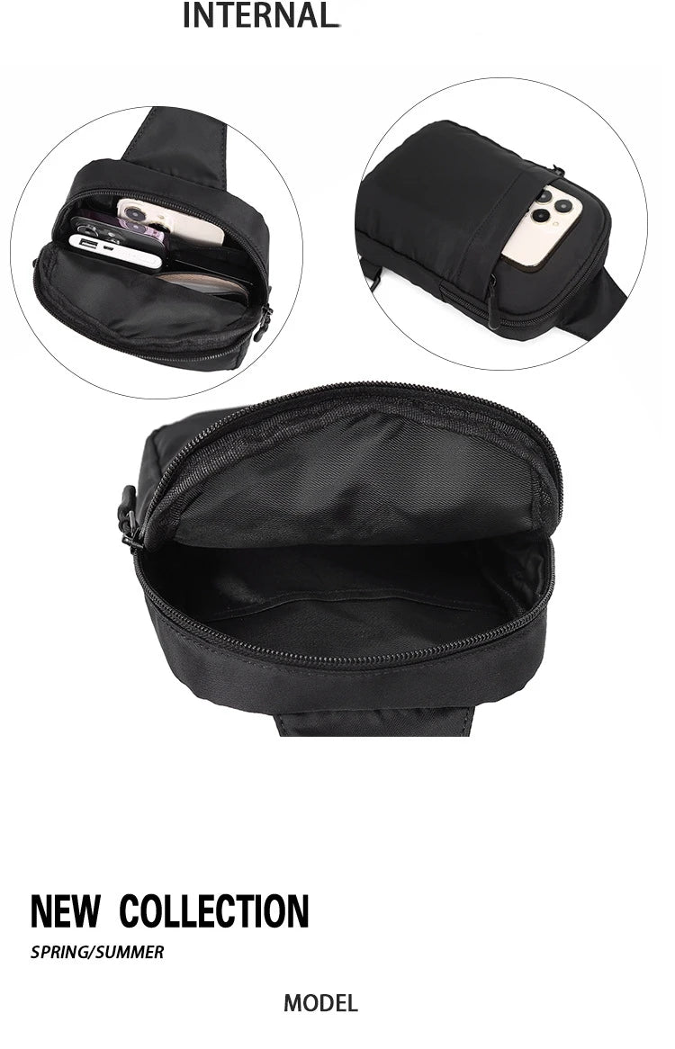 2In1 Multi-functional Waist Bag Chest bag Outdoor Travel Bag For Men Women Casual Crossbody Small Sling Backpack Sling Bags