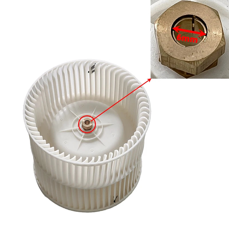 Apto para rueda de viento de motor de campana extractora, 130*150mm
