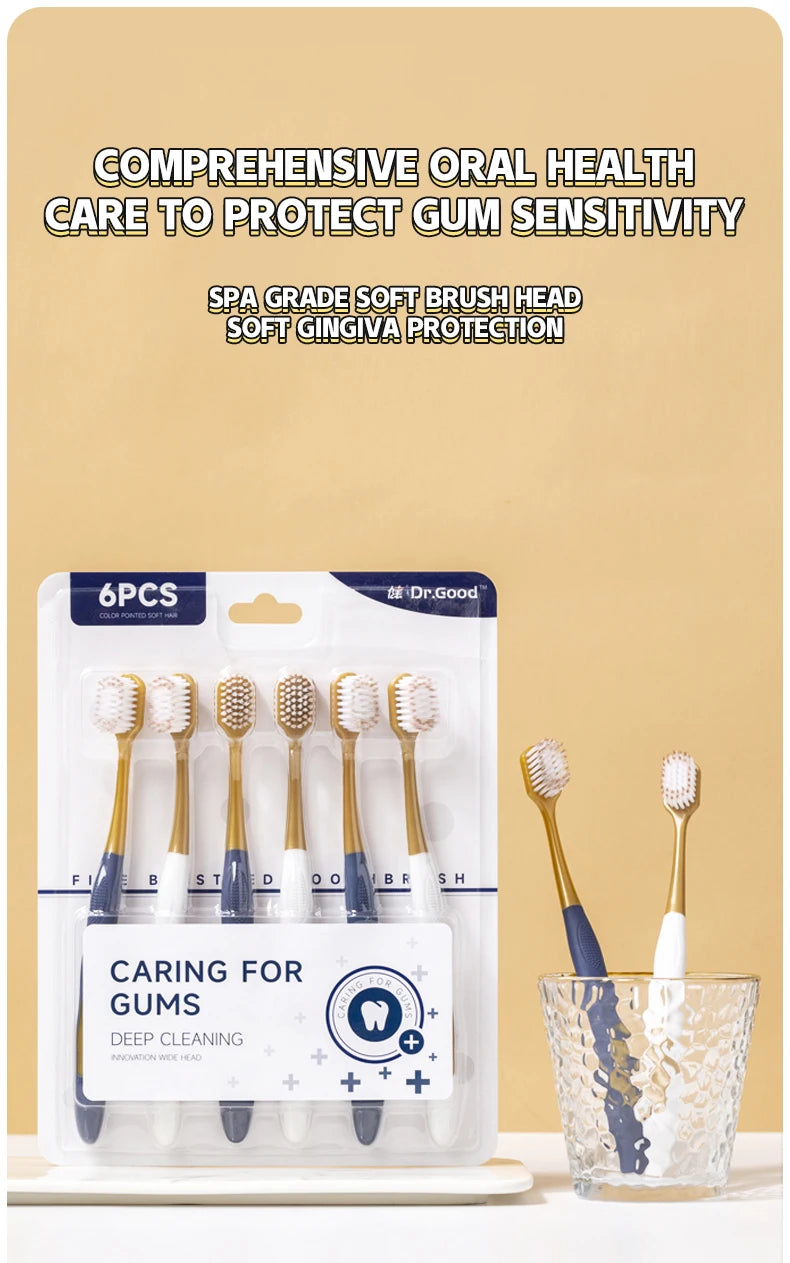 Toothbrush Adult Soft Hair Household Home Fur - Wide Head Ultra Fine Hair Anti Sensitivity Gum Protection - Suitable for Touring