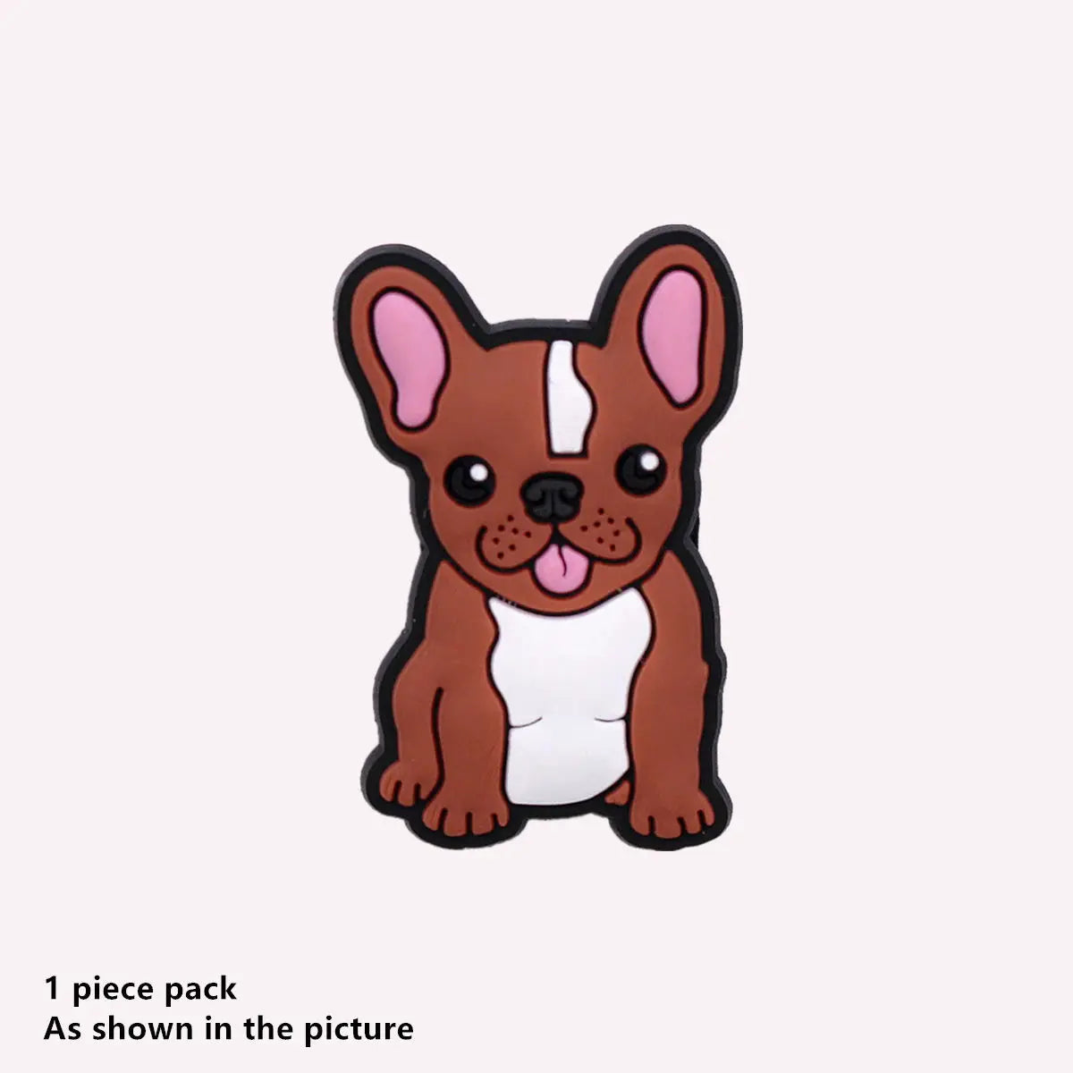 1 Pcs Favorite Pets PVC Shoe Charms Bulldog Labrador Beagle Shapes Shoes Upper Buckle Aceessories Lovely Pug Sandals Decorations