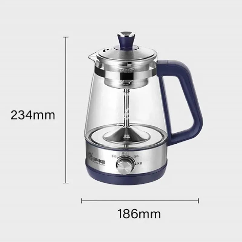 1L Electric Kettle Heat-resistant Glass Tea Infuser Pot With Filter  Automatic Steam Spray Borosilicate glass Teapot Health Pot