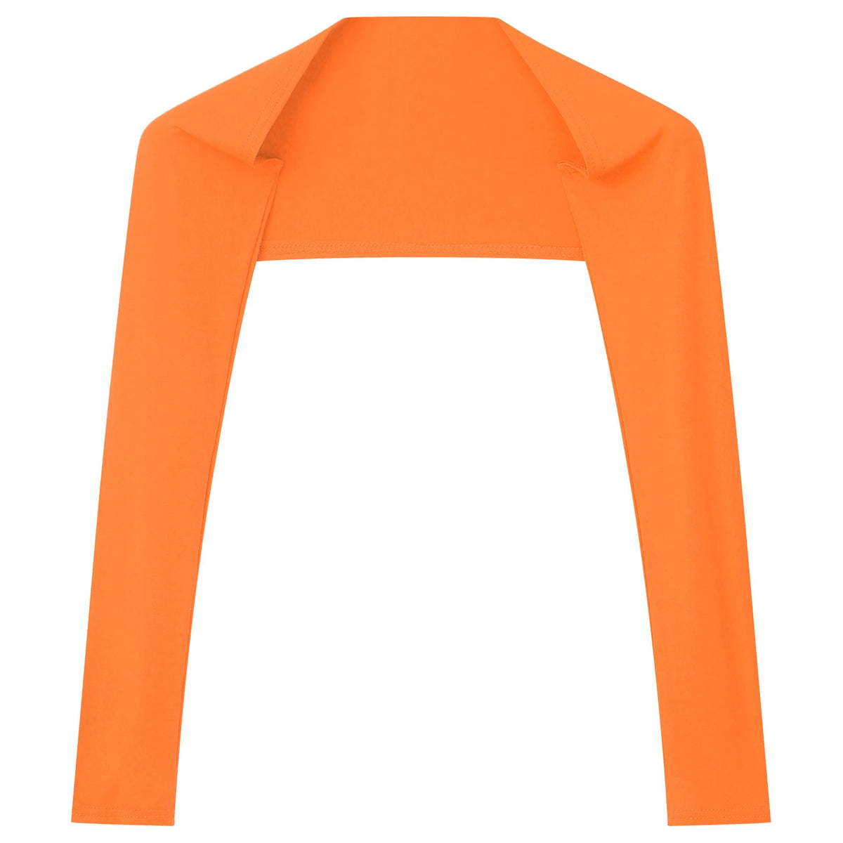 Men Open Front Half Crop Top Solid Long Sleeve Cardigan Bolero Shrug Tops Muscle Arm Sleeves Workout Sports Gym Tops Clubwear