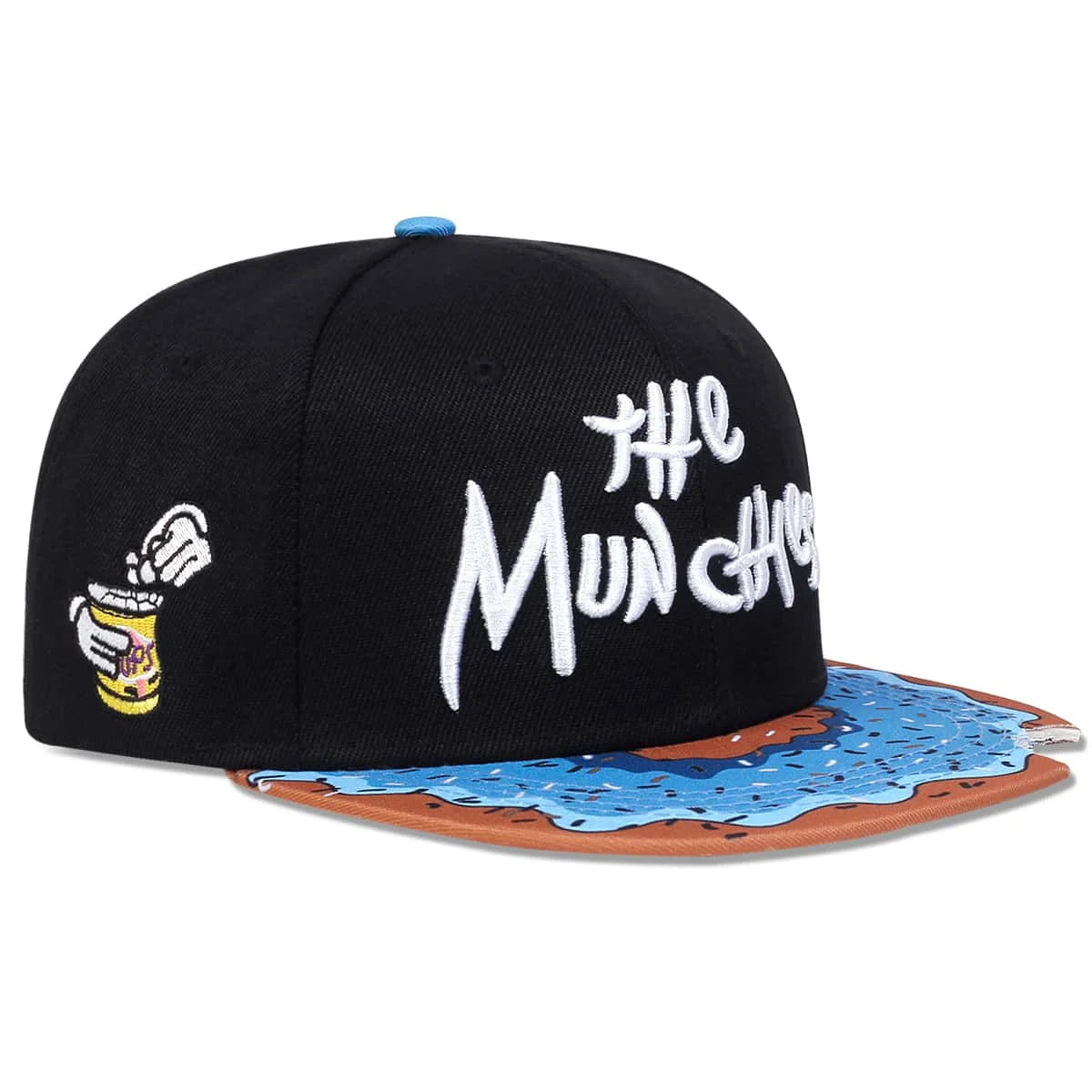 Unisex THE MUNCHIES Embroidery Hip-hop Hats Spring Autumn Adjustable Casual Snapback Baseball Caps Outdoor Sunscreen Hat