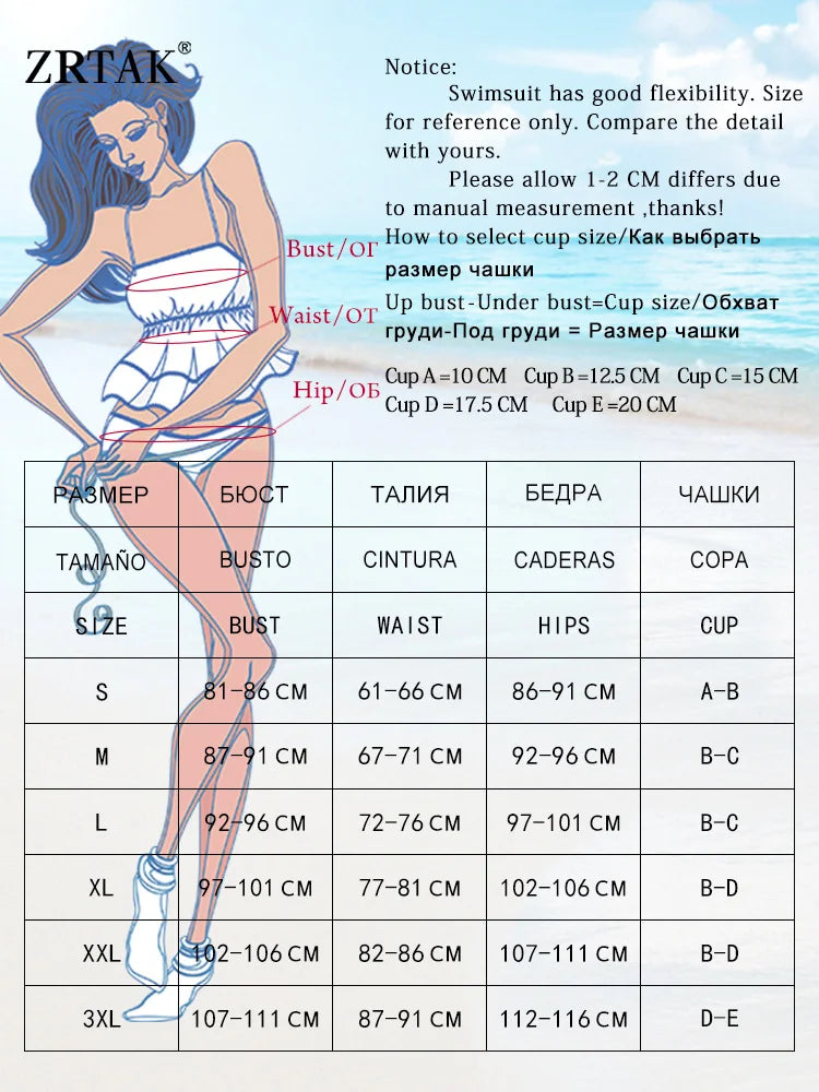 ZRTAK Micro Thong Bikinis Women Sexy Swimsuit Biquinis Bandage Swimwear Bikini Set Bathing Suit Swimming Beach Wear