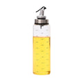1PCS 180/300/500ml Oil Bottle High Borosilicate Glass Dispenser With Scale Quantitative Sauce Vinegar Cooking Kitchen Supplies