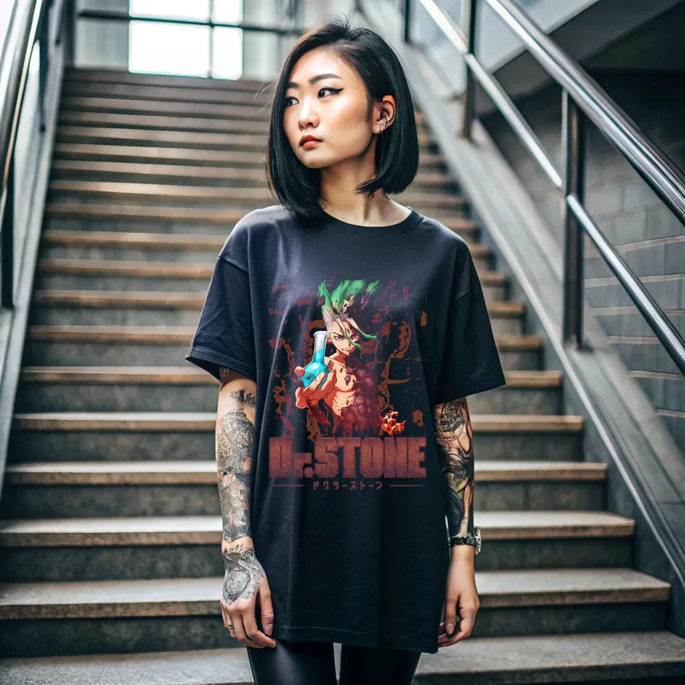 Dr. Stone T-Shirt Senku Ishigami Ryusui Asagiri Seiyuu Vintage Shirt Gift 149