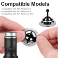 AT28-3Pcs Whisk & Spring Coils For Nespresso Aeroccino 3/4 / Plus,Milk Frother Replacement Parts Whisk Replacements