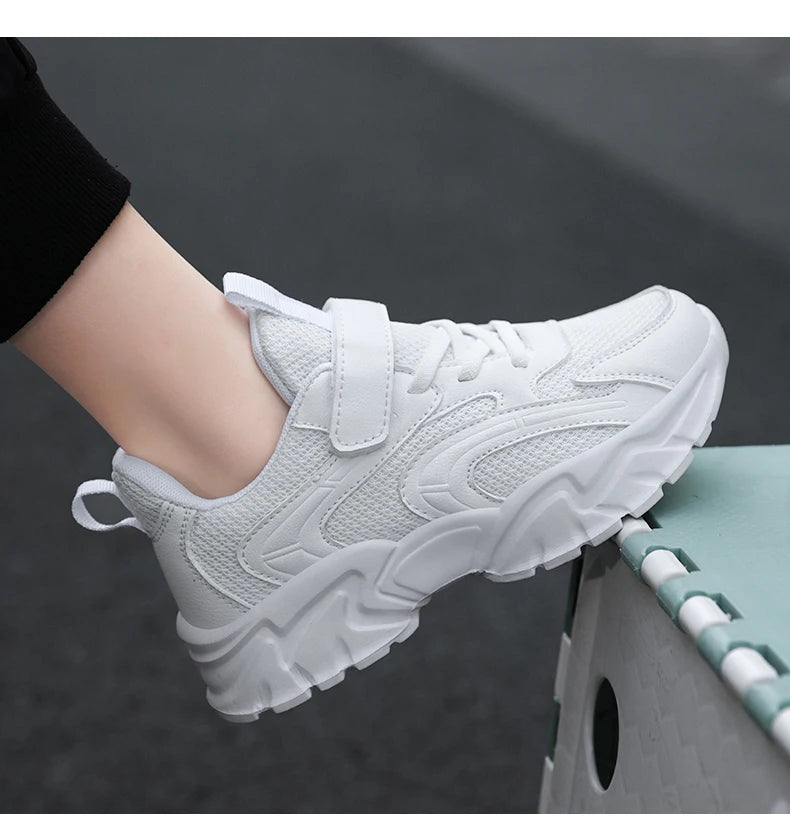 Children Tennis Sneakers Girls Lightweight Breathable with Soft Soled Sports Outdoor Shoes Boys Casual Running Footwear