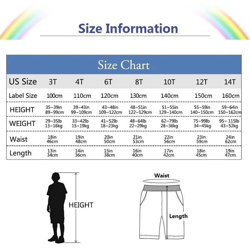Boy New Monster Car Summer Shorts Children Loose Sweatpants Boys Student Sports Short Pants Truck Clothes