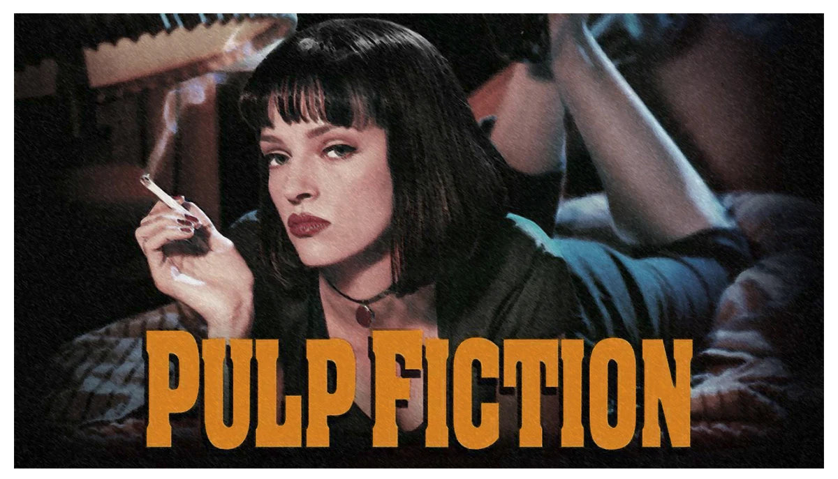 Pulp Fiction T-Shirt Movie Travolta Tarantino Uma Thurman Reservoir Dogs Men's Women Short Sleeves Cotton White Tee Shirt