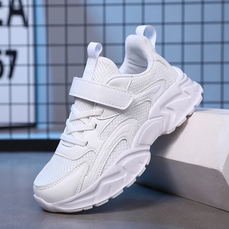 Children Tennis Sneakers Girls Lightweight Breathable with Soft Soled Sports Outdoor Shoes Boys Casual Running Footwear
