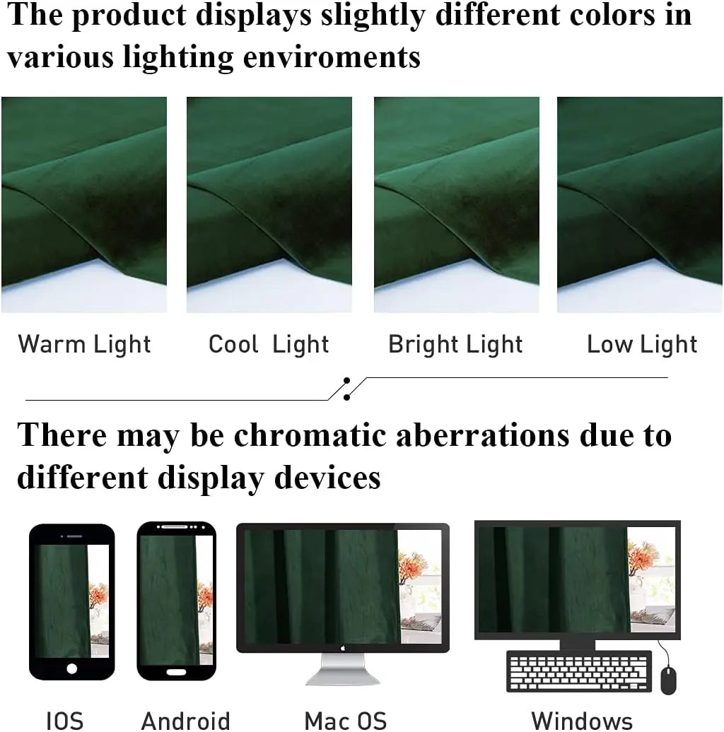 Dark Green Velvet Curtains 84 inches Long 1 Panel, Luxury 85% Blackout Curtains for Bedroom Living Room Rod Pocket