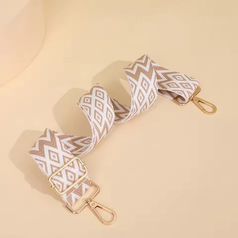 Nylon Shoulder Bag Strap Adjustable Women Crossbody Strap Soft Accessories Replacement Strap Wide Purse Strap Chain Bag Strap