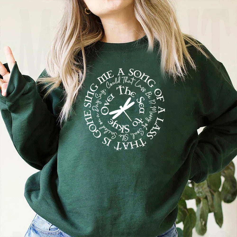 Sing Me A Song Sweatshirt Claire Shirt Outlander Jamie Fraser Jumper Fraser Ridge Clan Tv Series Hoodie Sassenach Sweatshirts