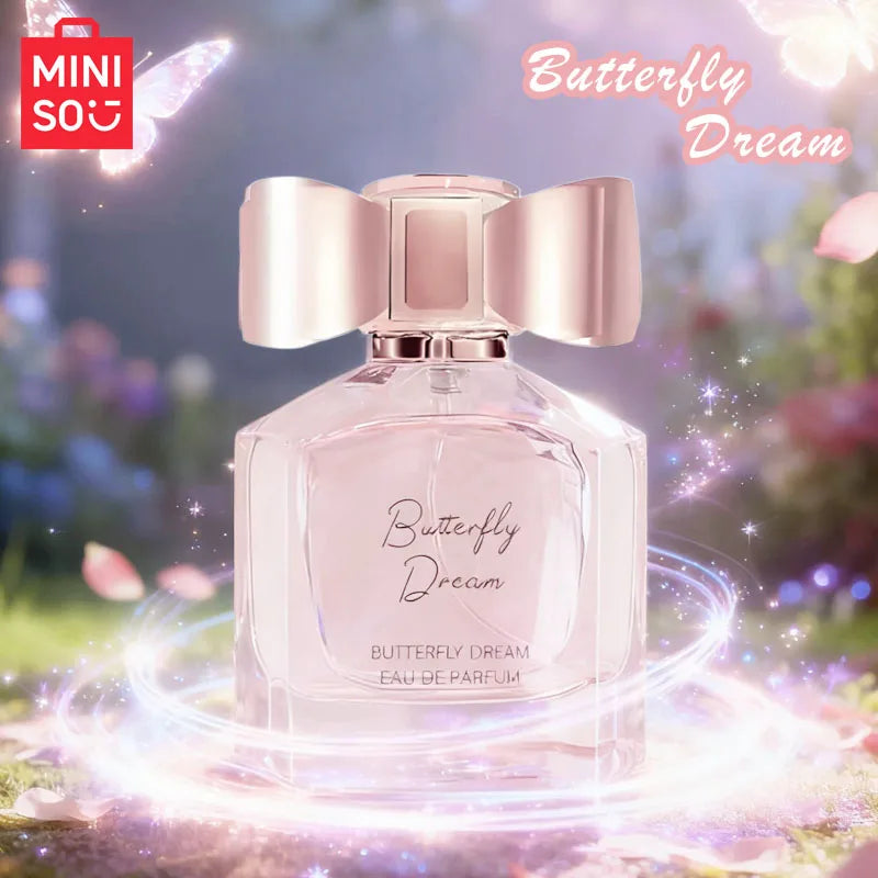 MINISO BUTTERFLY DREAM Women Perfume Original Luxury Floral Eau De Parfum Designer Fragrance For Woman Body Spray 50ML