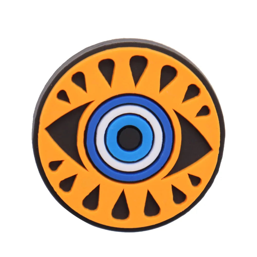 Eyeball Shoe Charms for Crocs Accessories Men Women Colorful Evil Hand Fashion Garden Sandals Buckle Decorations Pins Kids Shoes