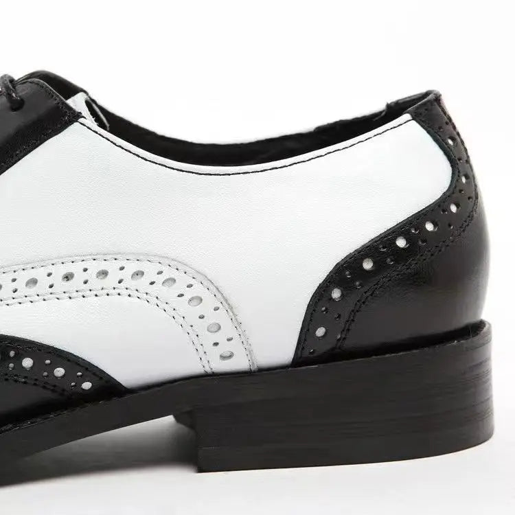 Oxfords Men's Leather Shoes Formal Shoes for Men Brogues Oxfords Male Wedding Party Office Business Shoe Man Zapatos De Hombre