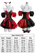 Halloween Cosplay Clown Skirt Hairband Clothing Women Party Disguise Roleplay Female Halloween Costume Carnival Outfits Suits