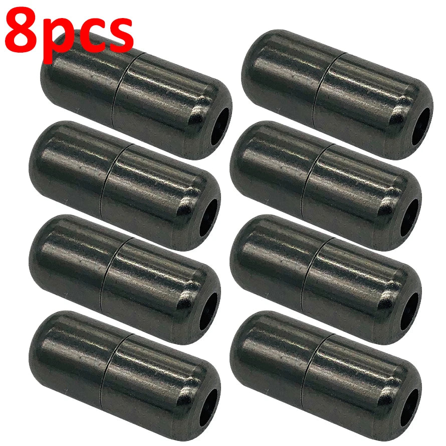 Shoelaces Semicircle Buckles No Tie Buckle Connector for Shoes Sneakers Shoelace Quick Shoe Laces Lazy Metal Capsule Lock