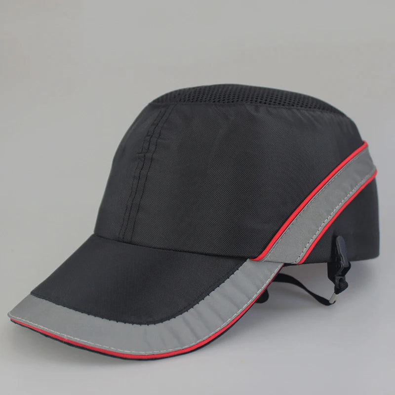 Custom Logo Work Safety Bump Cap Hard Inner Shell Protective Helmet Baseball Hats Outdoor Men Adjustable Safety Protection Hat