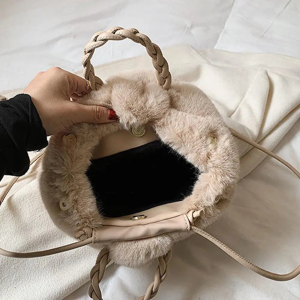 Cute Pumpkin Bag Autumn And Winter New Fashion Cloud Crossbody Bag Niche Design Sweet Girls Handbag Travel Shoulder Bag
