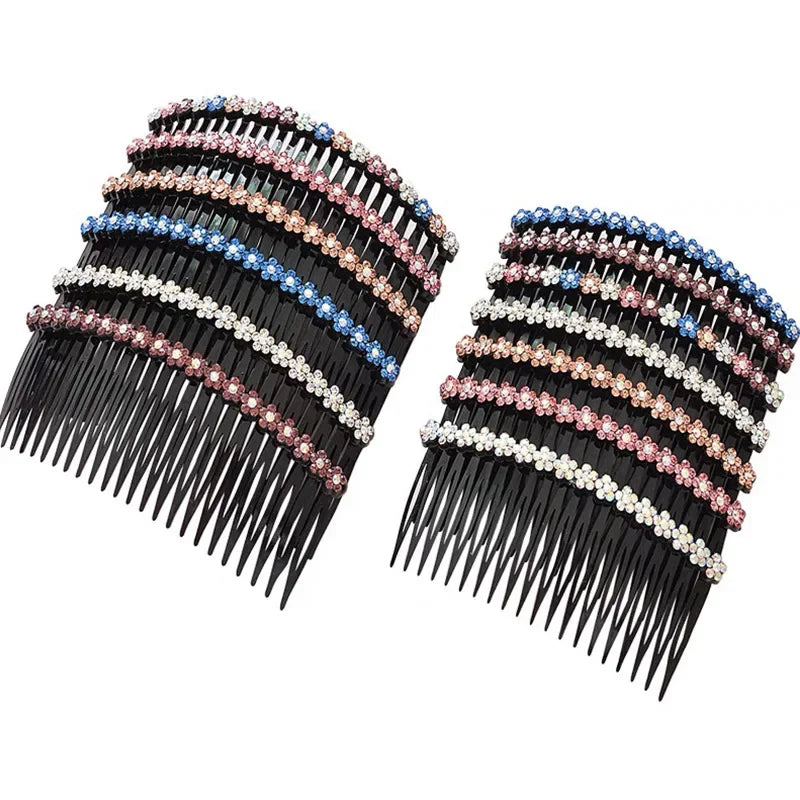 Insert Comb Clip Hair Side Comb Straight Teeth Hairpin Hair Side Clip Bridal Wedding Veil Comb Hair Accessories Headwear