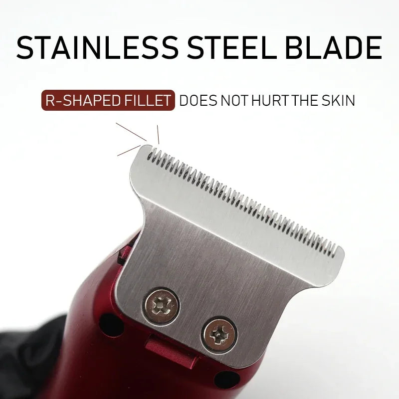 CHAOER A97 Men's Hair Clipper USB Rechargeable Cordless Mini Trimmer for 0mm Shaved Head Professional Hair Cutting Machine