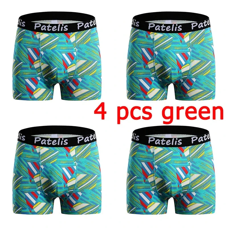 Men's Boxers Plus Size 7XL for 90-200kg Big Size Shorts Comfortable Underwear Full Cotton Fabric High Quality Mens Panties