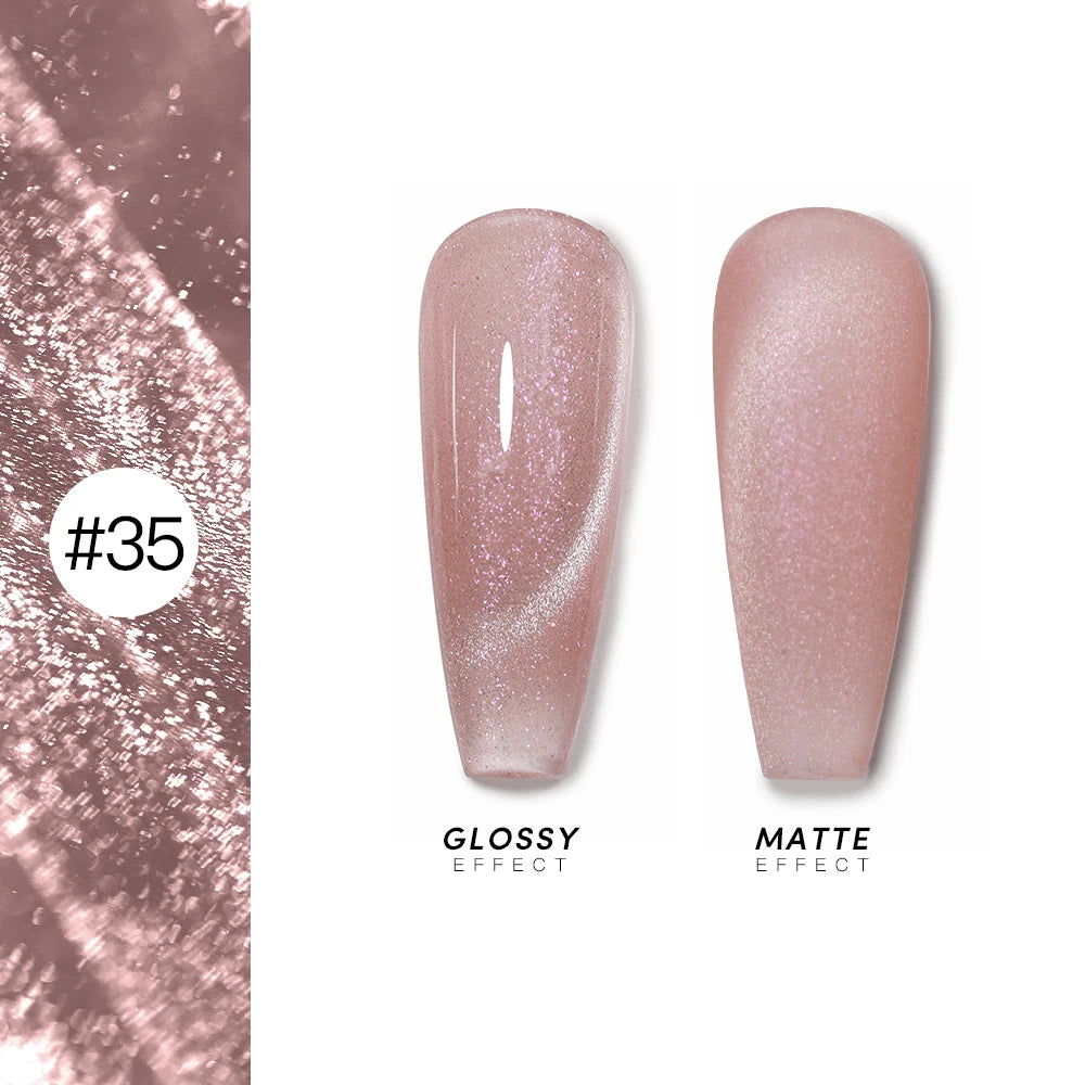 AS 15ml Cat Magnetic Gel Nail Polish Cat Eye Glitter Effect Semi Permanent 36 Colors  Soak Off UV Gel Varnish Manicure Nail Art