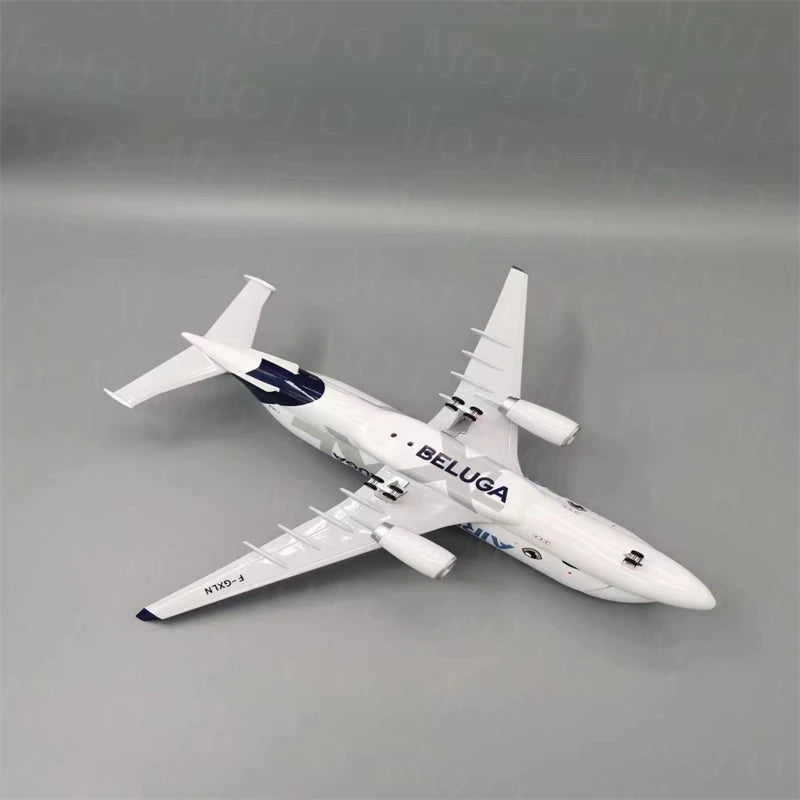 1:150 Maßstab 42cm Airbus Beluga A300-600 Harzflugzeugmodell Super Beluga Transportmodell Luftfahrt Sammlerstücke Heimdekorationen