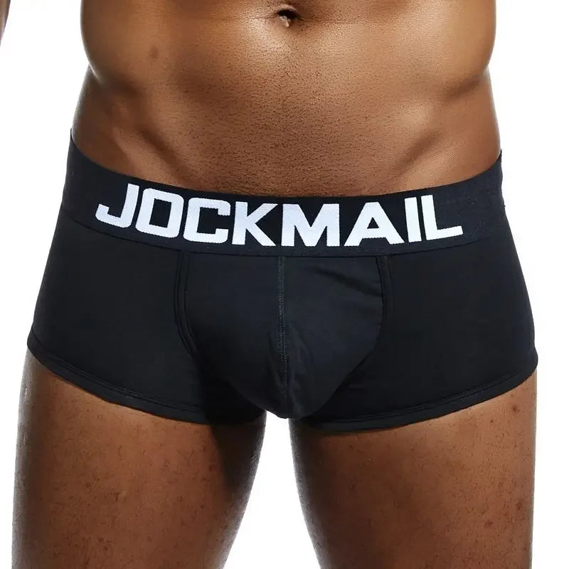 JOCKMAIL 1Pcs/lot Men Underwear Boxers Cotton Cuecas Boxers Men Boxer Homme Boxershorts Men Gay Male Panties calzoncillos