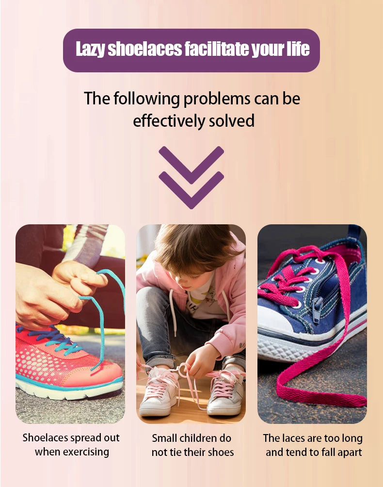 Colorful Elastic Laces Sneakers No Tie Shoe laces Diamond Lock Glitter Shoelaces Without ties Shoe Accessorie 1Pair/2Pair