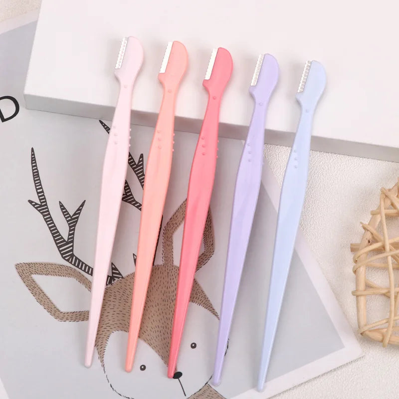 2/5 PCS Precision Eyebrow Razor & Dermaplaning Set for Men and Women - Easy, Gentle Shaping & Exfoliating