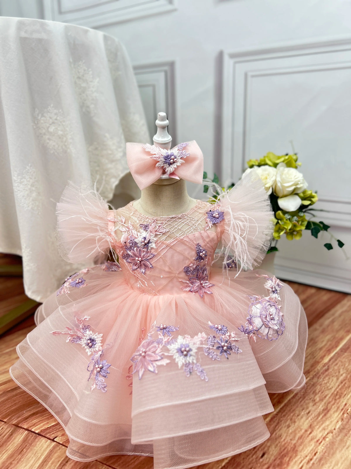 New hot selling elegant dresses for girls, high-end banquet evening dresses, luxurious and fashionable Christmas outfits for gir