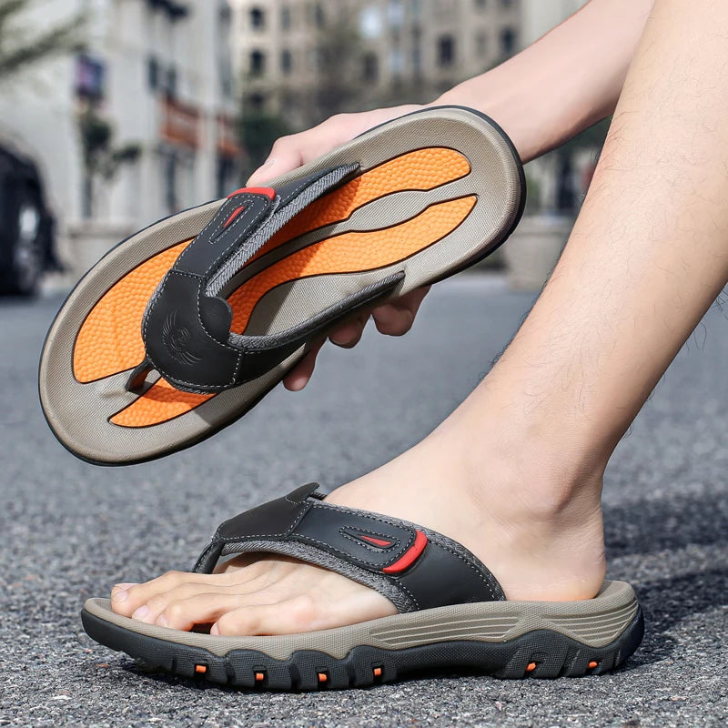 Beachschuhe für Herren Mode Outdoor Herren Sandalen Flip Flops Rutschfeste Atmungsaktive Sneaker Herren Sportschuhe 2025 Neuankömmling Sommer