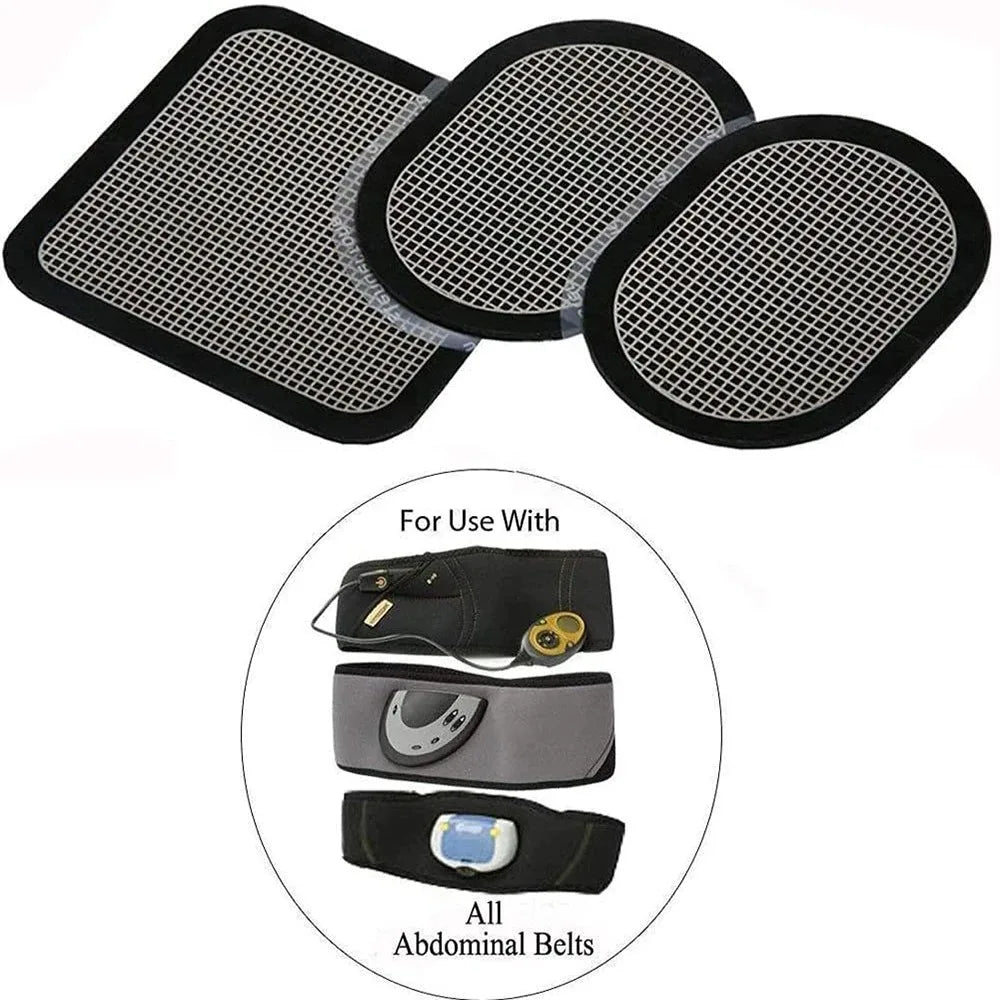 6/4/2/1Pair EMS Electric Muscle Stimulator Gel Sheet Pads For Abdominal Abs Toner Massage Abdomen Massager Slimming Belt Patches